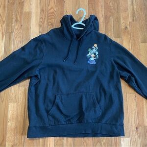 L*Space Navy Hoodie with Cartoon Graphic